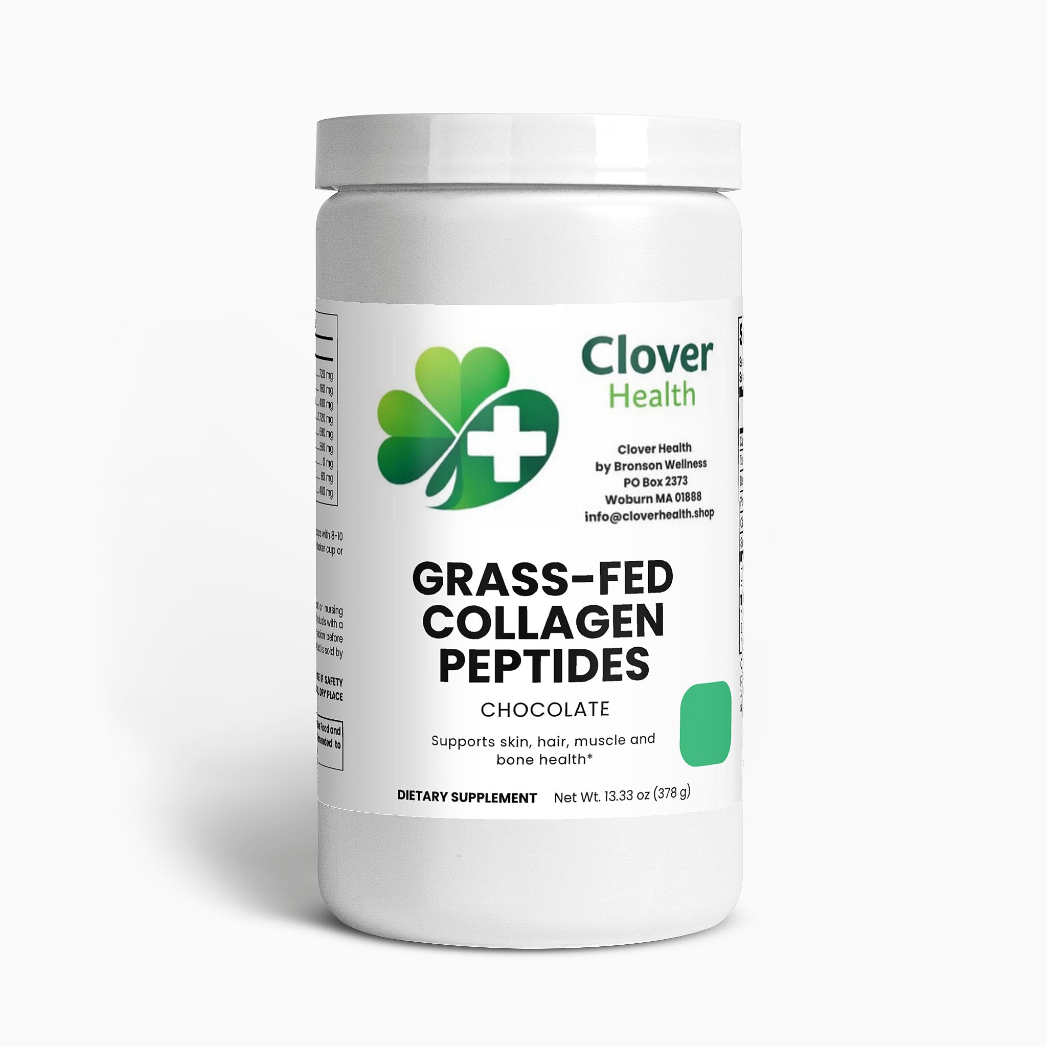 Grass-Fed Collagen Peptides Powder (Chocolate)