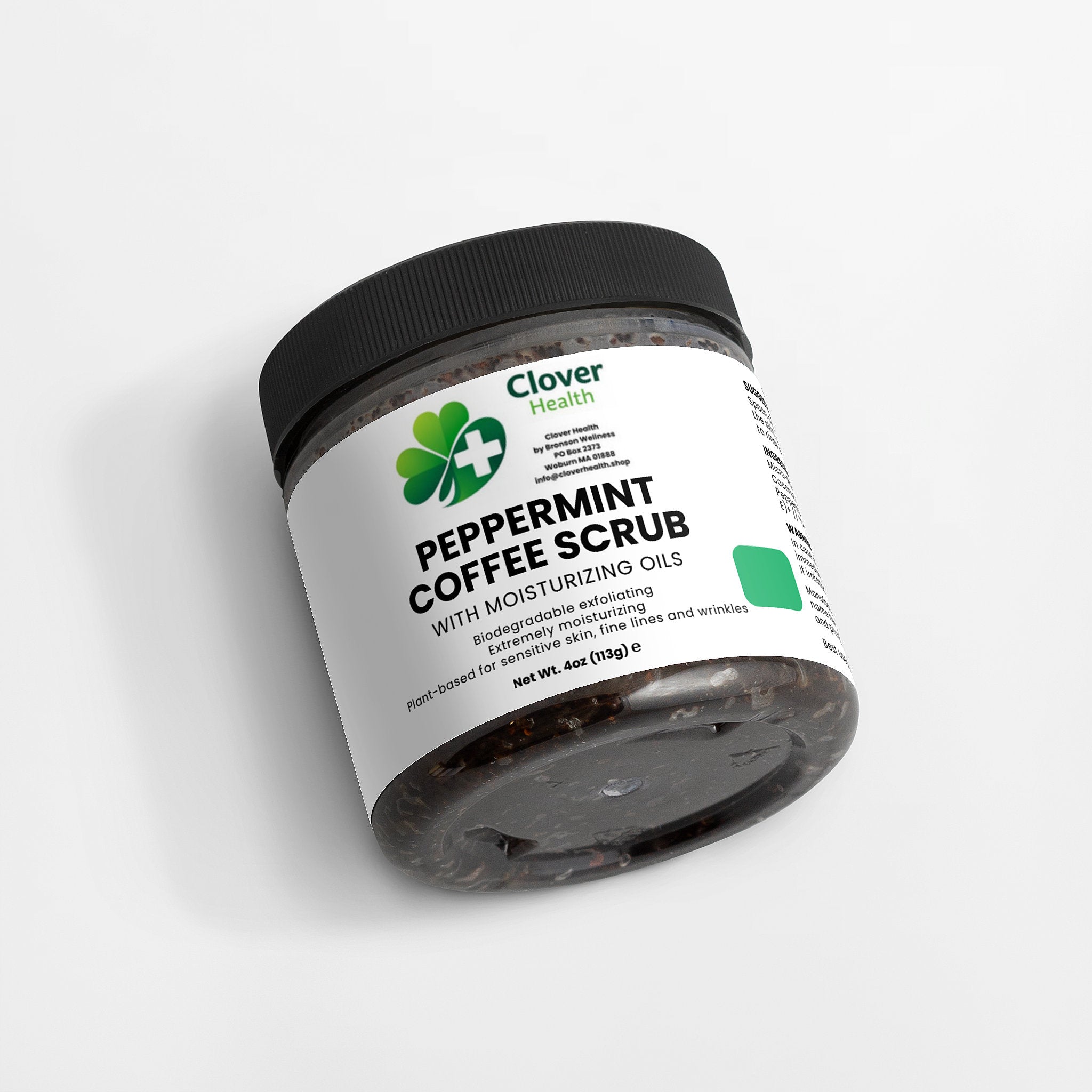 Peppermint Coffee Scrub