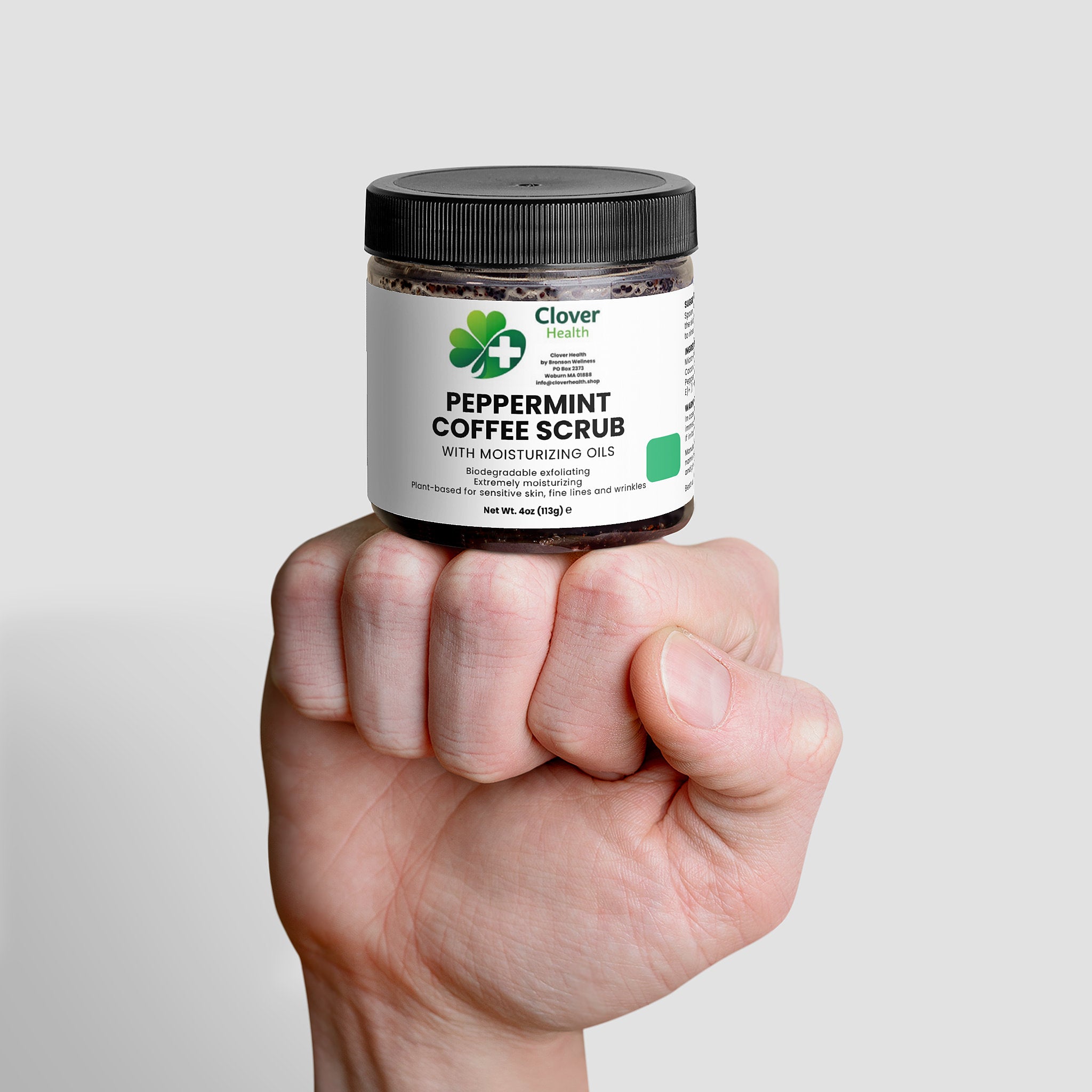 Peppermint Coffee Scrub